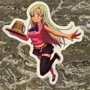 5/$10 Waterproof Vinyl Sticker Seven Deadly Sins Elizabeth Lion